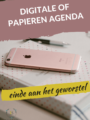 digitale of papieren agenda